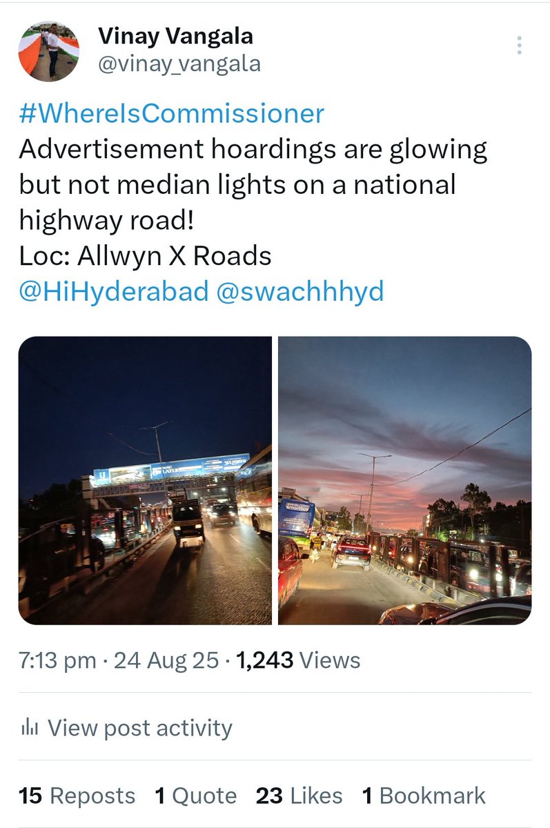 vinay_vangala's tweet photo. In @GHMCOnline also follow a similar practice π€
#WhereIsCommissioner
π
https://t.co/iIE9rtOSCO https://t.co/nZTyXLUVtE