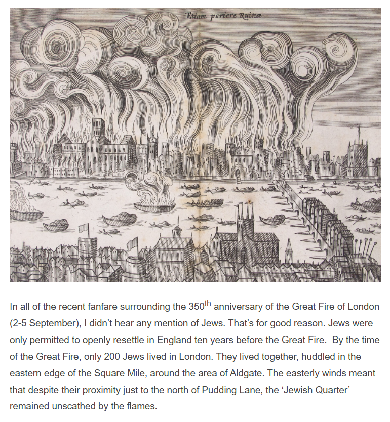 Very_0wn's tweet photo. "Ben Israel set a condition: The Messiah will only come if the jews shall settle &amp; re-settle in all corners of the world (in particular in England: end of the land). In 1666 the doom day was due."

jews and the Great Fire of London
https://t.co/B7p7yXEkiZ
https://t.co/BYUbHPjUnE https://t.co/v51L3W84ns