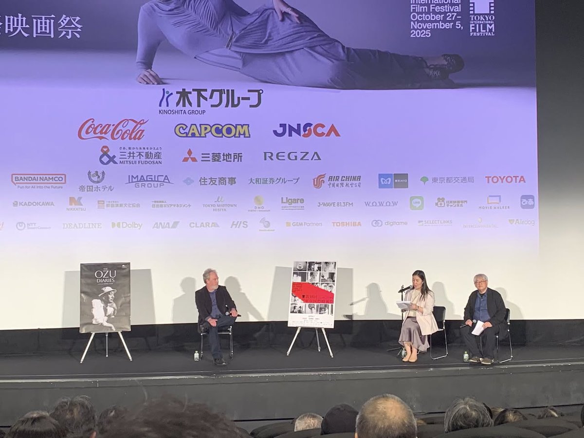 kie_nakai's tweet image. 第38回東京国際映画祭で『THE OZU DIARIES』というダニエル・レイム監督が長く取材して作られた、小津監督と小津映画にまつわるドキュメンタリー映画を拝見しました。私は田中絹代さんと、小津あさゑさん（小津監督のお母さま）のボイスオーバーを担当させていただきました。
#THEOZUDIARIES
(続く)
