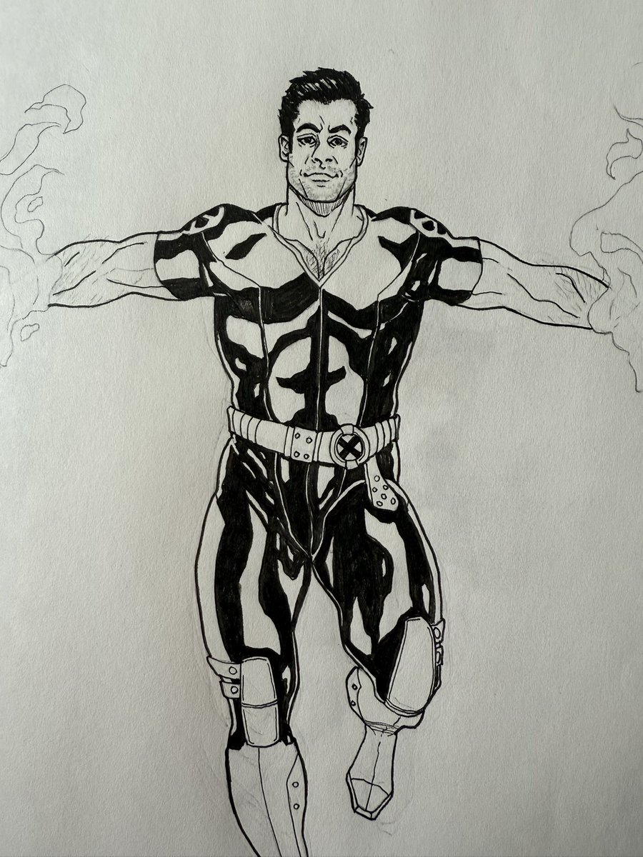 X-Man, Neal Shaara—Thunderbird III, from ‘X-Treme X-Men’.  I used actor #SachinBhatt as a reference for the character.
#Marvel #MarvelComics #XMen #XtremeXMen #NealShaara #Thunderbird #ThunderbirdIII #Superheroes #IndianSuperhero #India #Comics