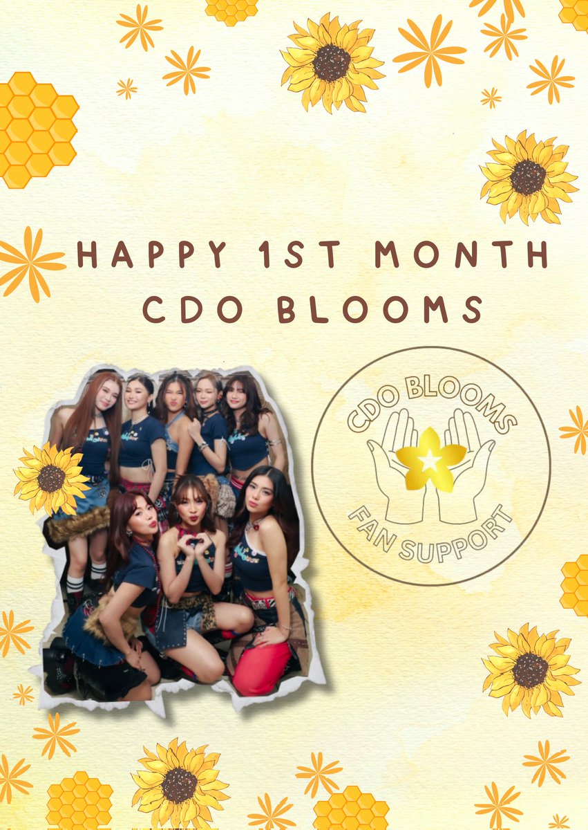 CDOBloomsFS's tweet photo. One month down, forever to go! 💥
Happy 1st Month, CDO BLOOMS! 🌻
Thank you for all the love and support — we’ll keep blooming brighter together! 💛🌼
#CDOBlooms #BloomsFanSupport #KeepBlooming #ProjectBINILove https://t.co/ye6czfAR1i