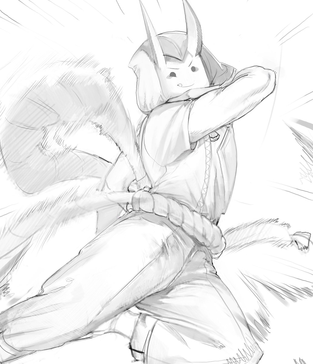 Chihyege's tweet photo. Sickle and shuriken #phighting https://t.co/MX9DD9OLRZ
