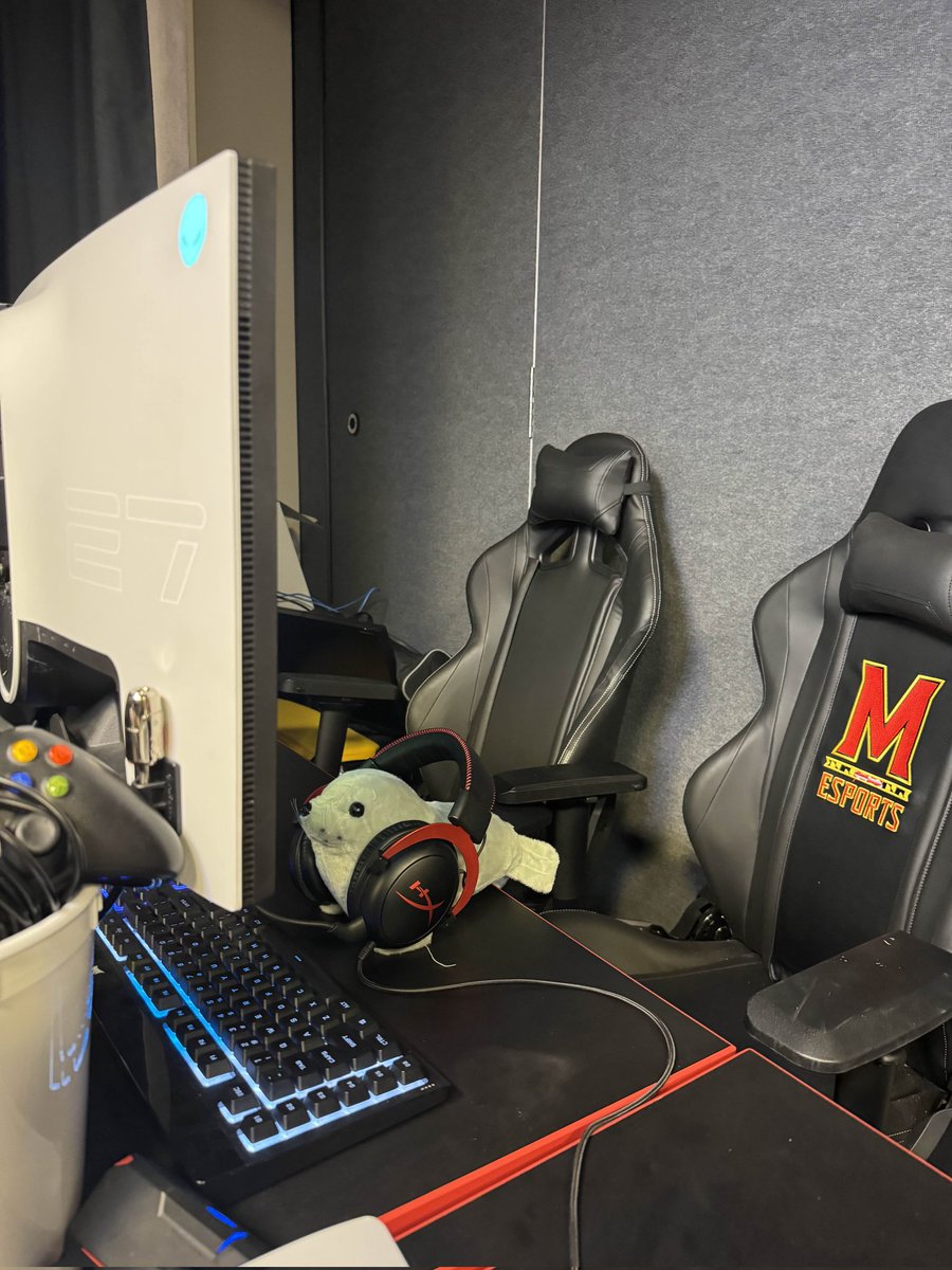 Look what my team did for their for fun day in studio. Apparently I was teleported in for the games. 🦭