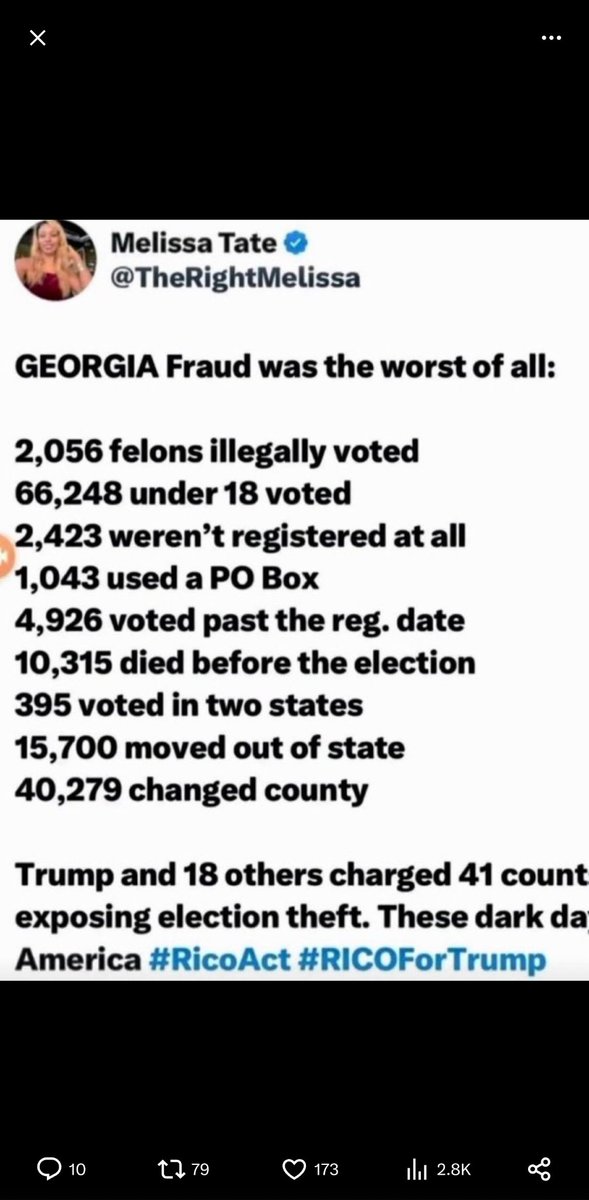 PoliticGangsta's tweet photo. @StandUpForTrmp This is just Georgia https://t.co/WutcdAuqcA