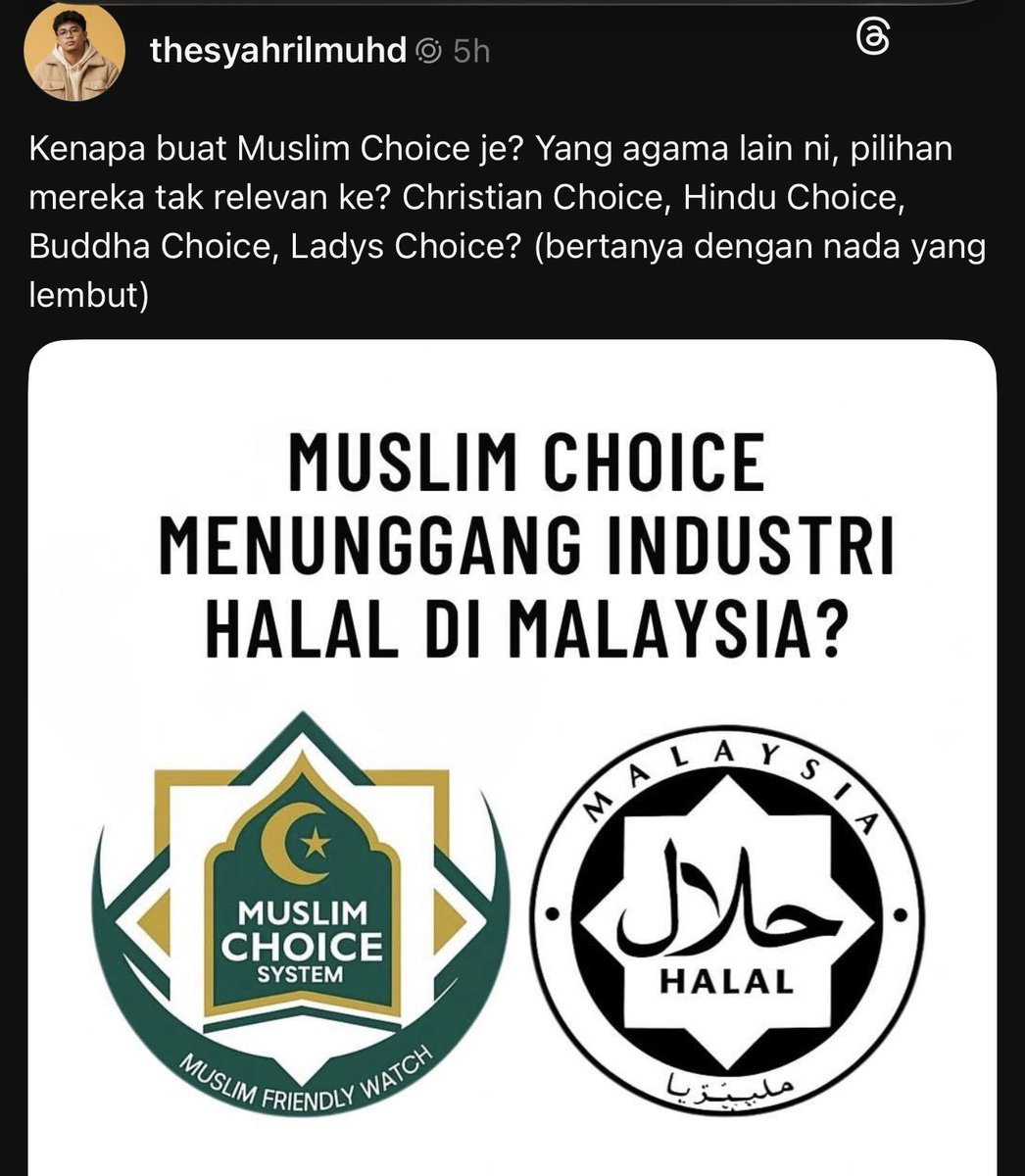Sebab yang kayakan dorang melayu bukan bangsa dorang tanpa melayu mana maunya kaya. Founder muslim choice ni pulak scammer ketum metal