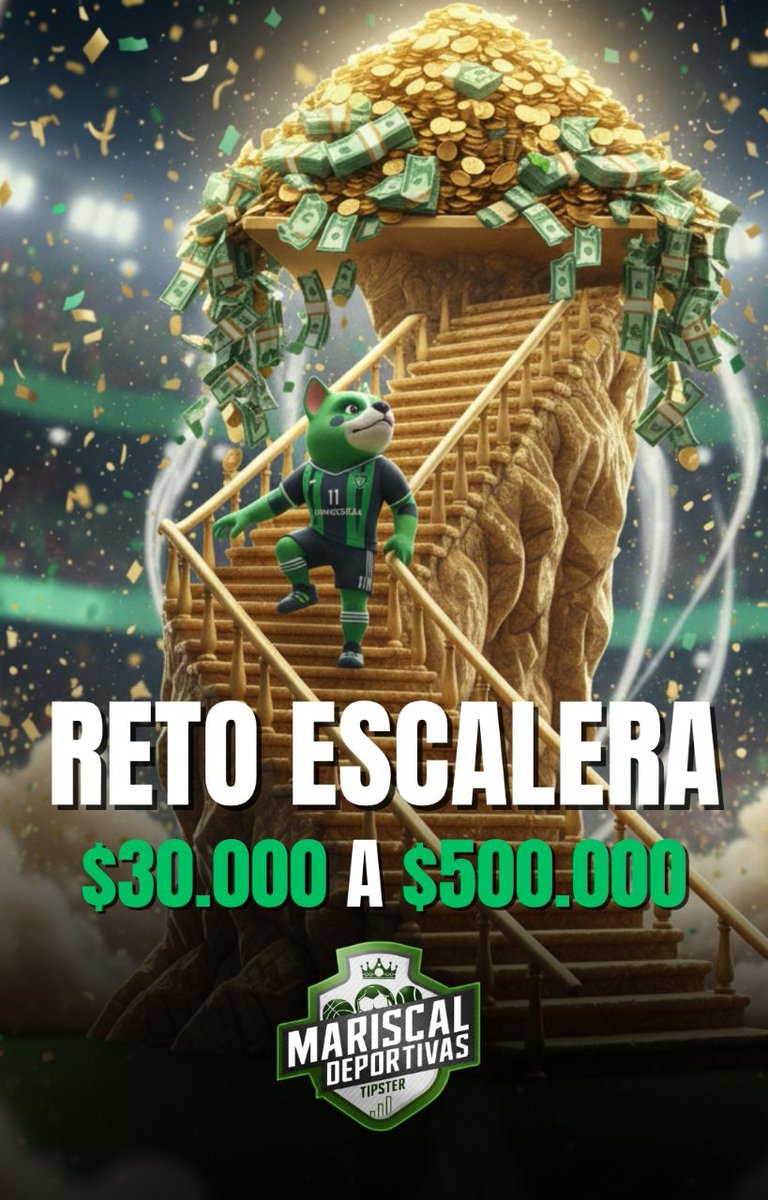 RETO ESCALERA EN MARISCAL!🪜⚽

➡️Forma parte de la escalera mariscal e incrementa tu capital con apuestas con información! Seguimos aceptando gente📈🧉✨

Hacé click acá, no te quedes afuera del reto! 
t.me/+-SNSGe6mJBthN…