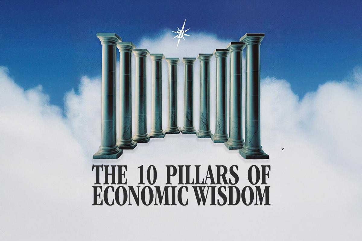 BelieveJournal_'s tweet photo. The goal of The Believe! Journal is to restate America’s founding principles, and in this issue, centered on Free Enterprise, we could think of no better introduction to our theme than The Ten Pillars of Economic Wisdom. Conceived as etchings in bronze by the American Economic Foundation and displayed at the 1964 World’s Fair, they were purchased by Amway founders Jay Van Andel and Rich DeVos in 1973, and are now enshrined in sculpture at Amway’s World Headquarters in Ada, Michigan. They speak to our Free Enterprise system’s resiliency while also identifying threats to its integrity, such as excessive regulation and ill-conceived economic stimulus programs.

The Ten Pillars of Economic Wisdom

1. Nothing in our material world can come from nowhere or go nowhere, nor can it be free: everything in our economic life has a source, a destination and a cost that must be paid.

2. Government is never a source of goods. Everything produced is produced by the people, and everything that government gives to the people, it must first take from the people.

3. The only valuable money that government has to spend is that money taxed or borrowed out of the people’s earnings. When government decides to spend more than it has thus received, that extra unearned money is created out of thin air, through the banks, and when spent, takes on value only by reducing the value of all money, savings and insurance.

4. In our modern exchange economy, all payroll and employment come from customers, and the only worthwhile job security is customer security: if there are no customers, there can be no payroll and no jobs.

5. Customer security can be achieved by the worker only when he cooperates with management in doing the things that win and hold customers. Job security, therefore, is a partnership problem that can be solved only in a spirit of understanding and cooperation.

6. Because wages are the principal cost of everything, widespread wage increases, without corresponding increases in production, simply increase the cost of everybody’s living.

7. The greatest good for the greatest number means, in its material sense, the greatest goods for the greatest number which, in turn, means the greatest productivity per worker.

8. All productivity is based on three factors:

- natural resources, whose form, place and condition are changed by the expenditure of

- human energy (both muscular and mental), with the aid of

- tools.

9. Tools are the only one of these three factors that man can increase without limit, and tools come into being in a free society only when there is a reward for the temporary self-denial that people must practice in order to channel part of their earnings away from purchases that produce immediate comfort and pleasure, and into new tools of production. Proper payment for the use of tools is essential to their creation.

10. The productivity of the tools—that is, the efficiency of the human energy applied in connection with their use—has always been highest in a competitive society in which the economic decisions are made by millions of progress-seeking individuals, rather than in a state, planned society in which those decisions are made by a handful of all-powerful people, regardless of how well-meaning, unselfish, sincere and intelligent those people may be.

Our upcoming content explores how intricately these Pillars are woven into the fabric of American life, the rights and obligations they confer on our citizens, and the importance of upholding them during these challenging times.