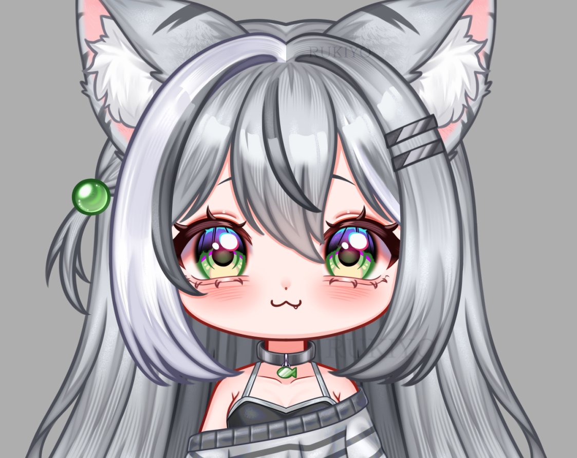 Chibi Vtuber babyyy with an updated art style 🐱
#live2d