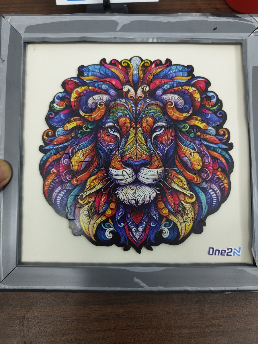 techvatsa's tweet image. This was a cool puzzle , every piece is an animal.