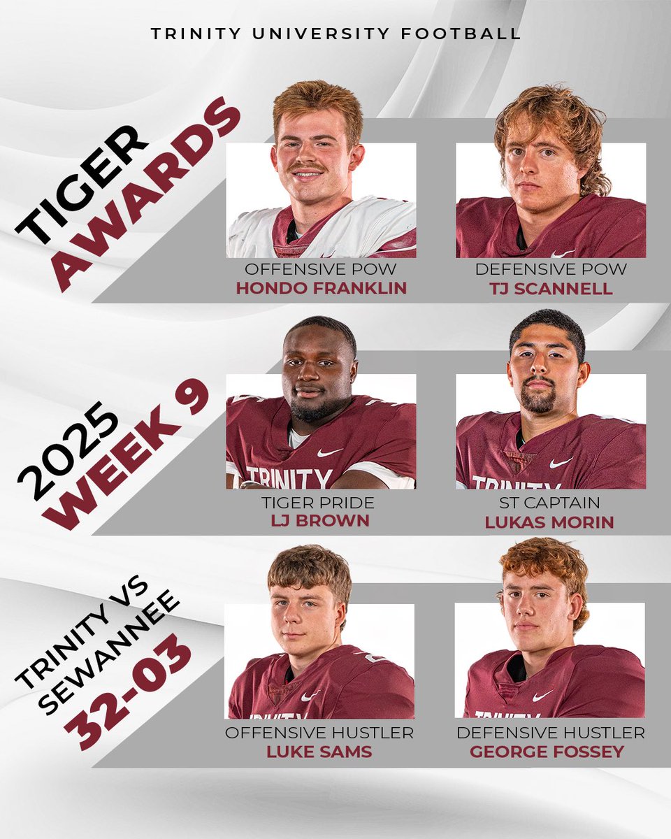 🐅Week 9👏

#BeTheStandard #TigerPride