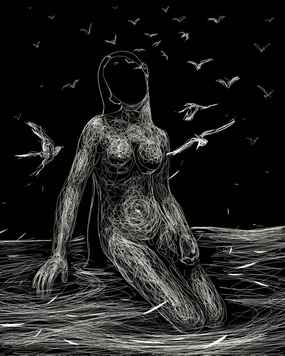 Happy #TEZOSTUESDAY 🤍🖤

Flightwish 
1/1 edition 
20 xtz