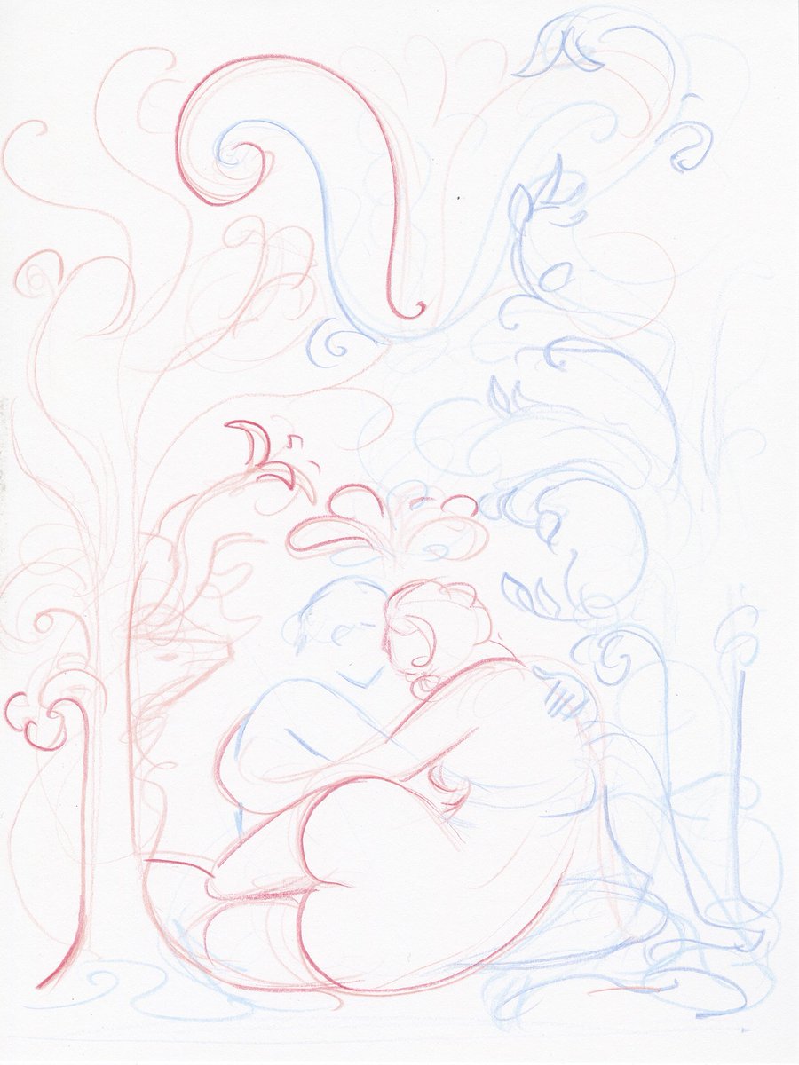 alphachanneling's tweet photo. Some of the drawings behind my new piece Journey Into Love 🌸💫  https://t.co/RusF0a6s9e https://t.co/dPRu1REceA