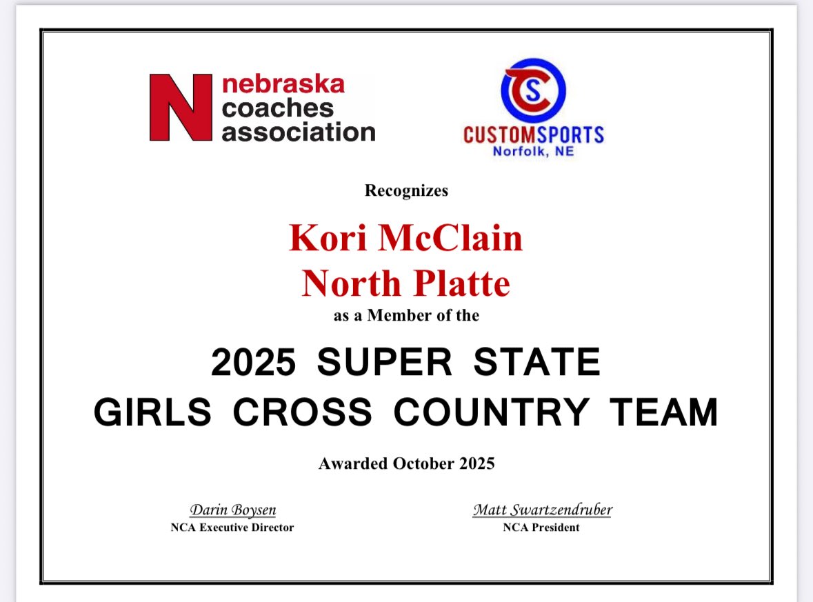 North Platte Cross Country tweet media