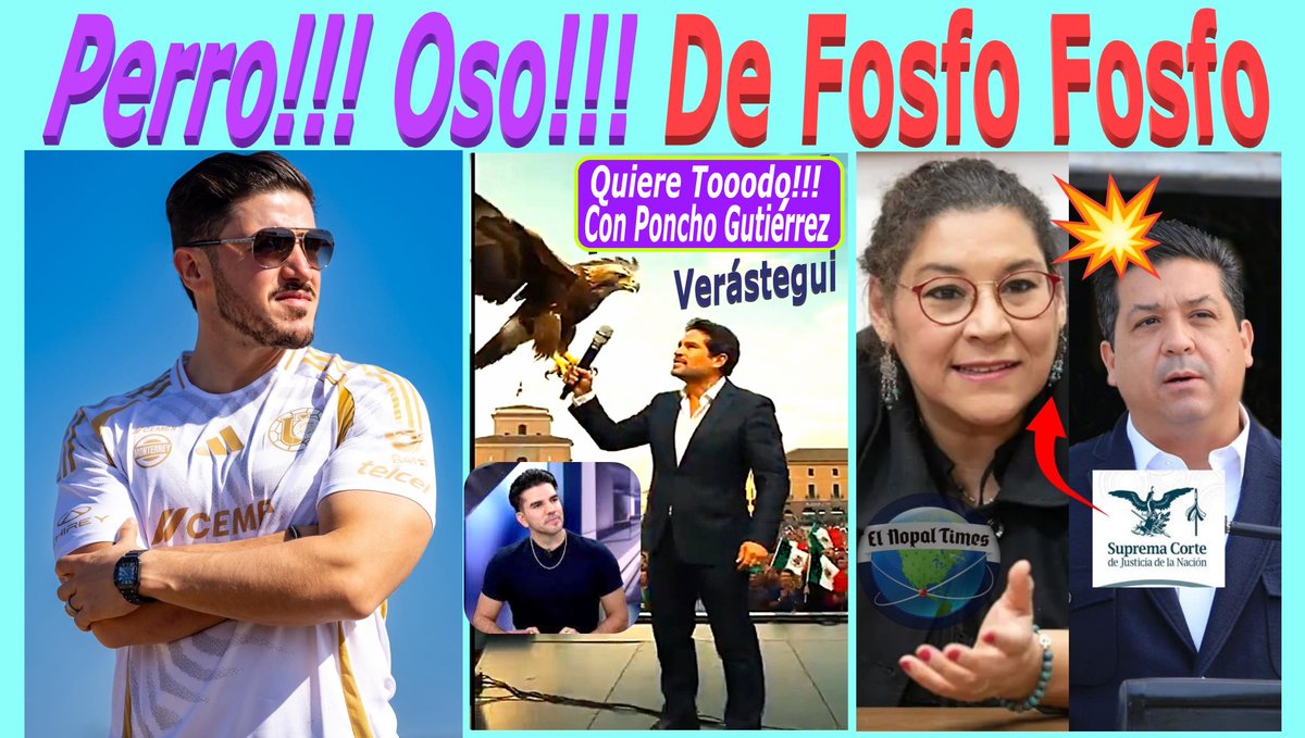 OROSOLIDORedes's tweet photo. 🐶🧸🐶🧸🐶🧸
PERR0!!! 0S0!!!
del Gober #Fosfo 
🧸🐶🧸🐶🧸🐶
🤑¿Cuánto le Pago @EVerastegui 
a @PonchoGutz por su Video?
¿O fue Intercambio?  
🤑🤑🤑🤑🤑
⚖️Nuestra #MinistraDelPueblo
Le Cumple a #México 
⚖️⚖️⚖️⚖️
@LeniaBatres @ivan_escalante @PPmerino 
https://t.co/WvPFJ0EC7s https://t.co/y7yndxhtKw