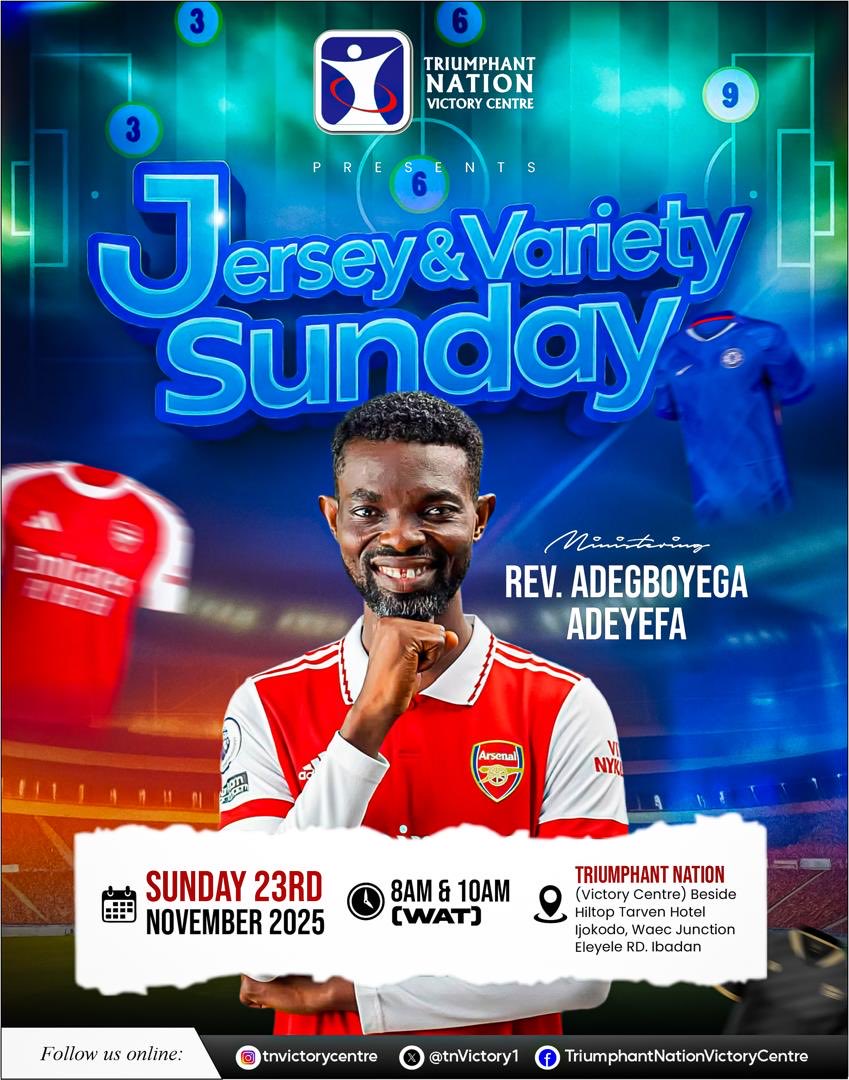TNVictory1's tweet photo. Join us this NOVEMBER !
#churchesonsunday #churchgirl  #Church  #ibadan https://t.co/WO3e463sst