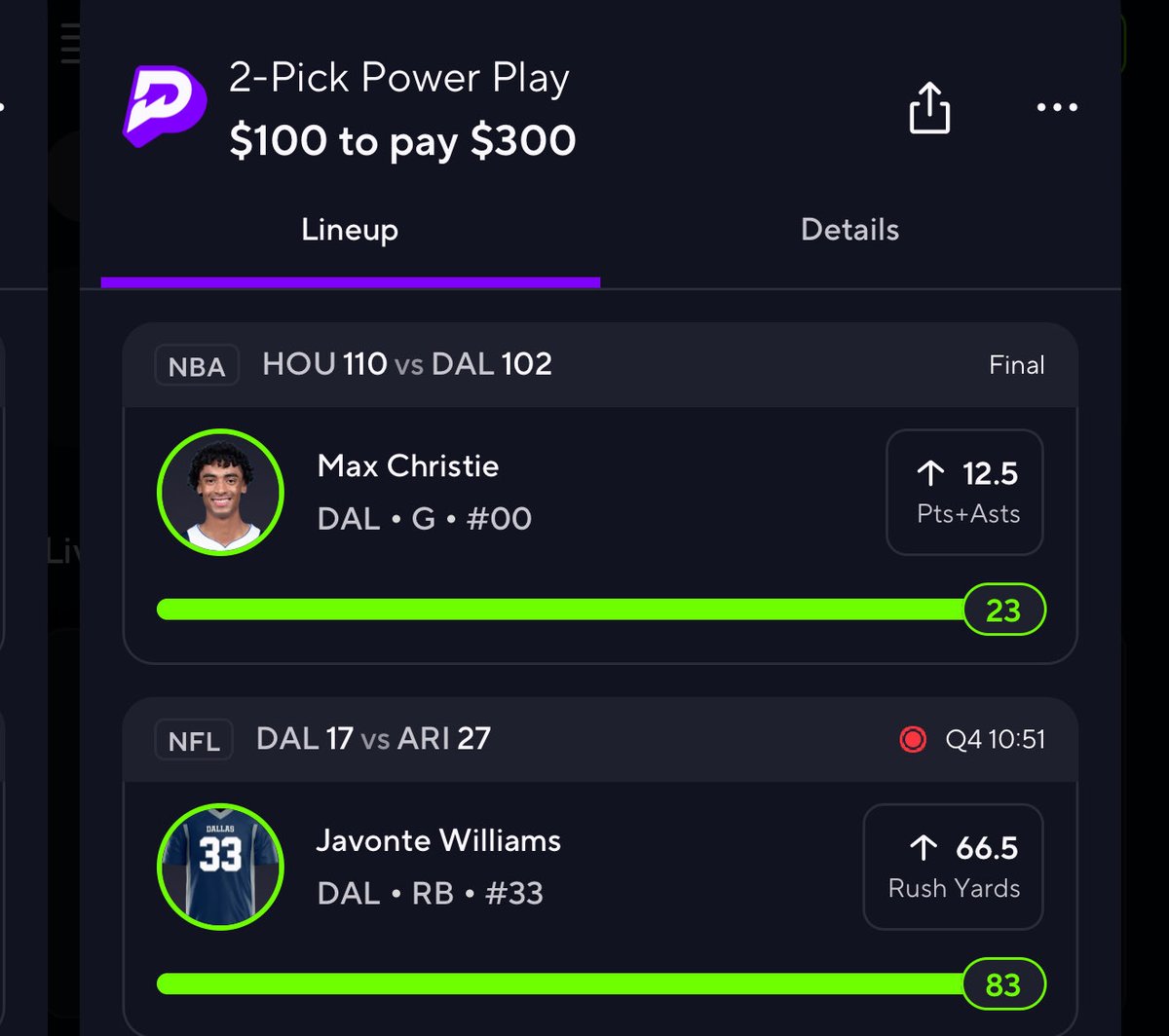 Klarb4's tweet photo. WHAT YALL KNOW ABOUT THAT JAVONTE RUN GAME?? BANGGGGG CASH THE LADDER DAY 2 🪜 WHOS READY FOR DAY 3?
200->600 coming up 🧑🏽🍳
#GamblingTwitter #SportsBetting #BettingCommunity #SportsPicks #PrizePicks #UnderdogFantasy #BettingTips #ParlayLife #LockOfTheDay #TailOrFade #DailyPicks #Betslip #WinnersOnly #GambleResponsibly #BigParlay #BetSmart
