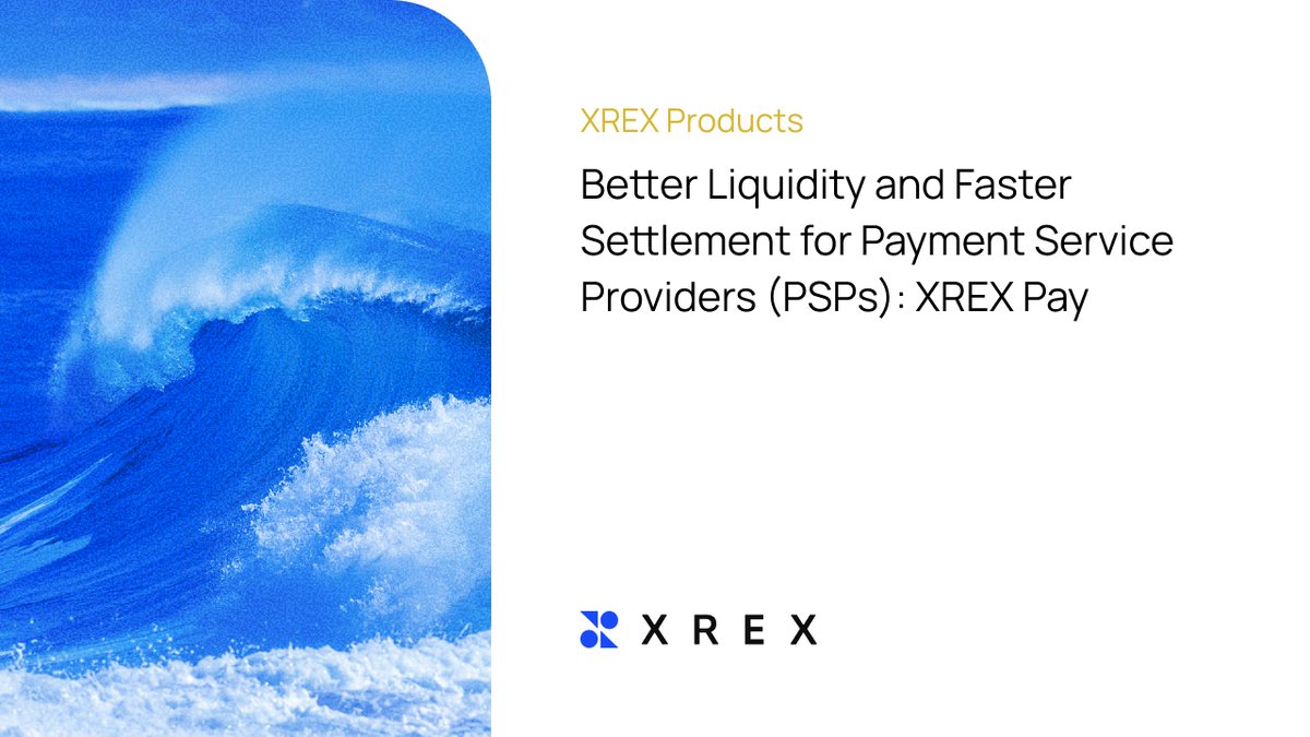 xrexinc's tweet photo. (1/4) Better Liquidity and Faster Settlement for Payment Service Providers (PSPs): XREX Pay

Payment Service Providers (PSPs) keep the digital economy moving — from e-commerce to SaaS to travel platforms.

#Payments #Stablecoin #CrossBorder #FinTech #Compliance #Liquidity #XREX https://t.co/ZaIkpI3Z4I