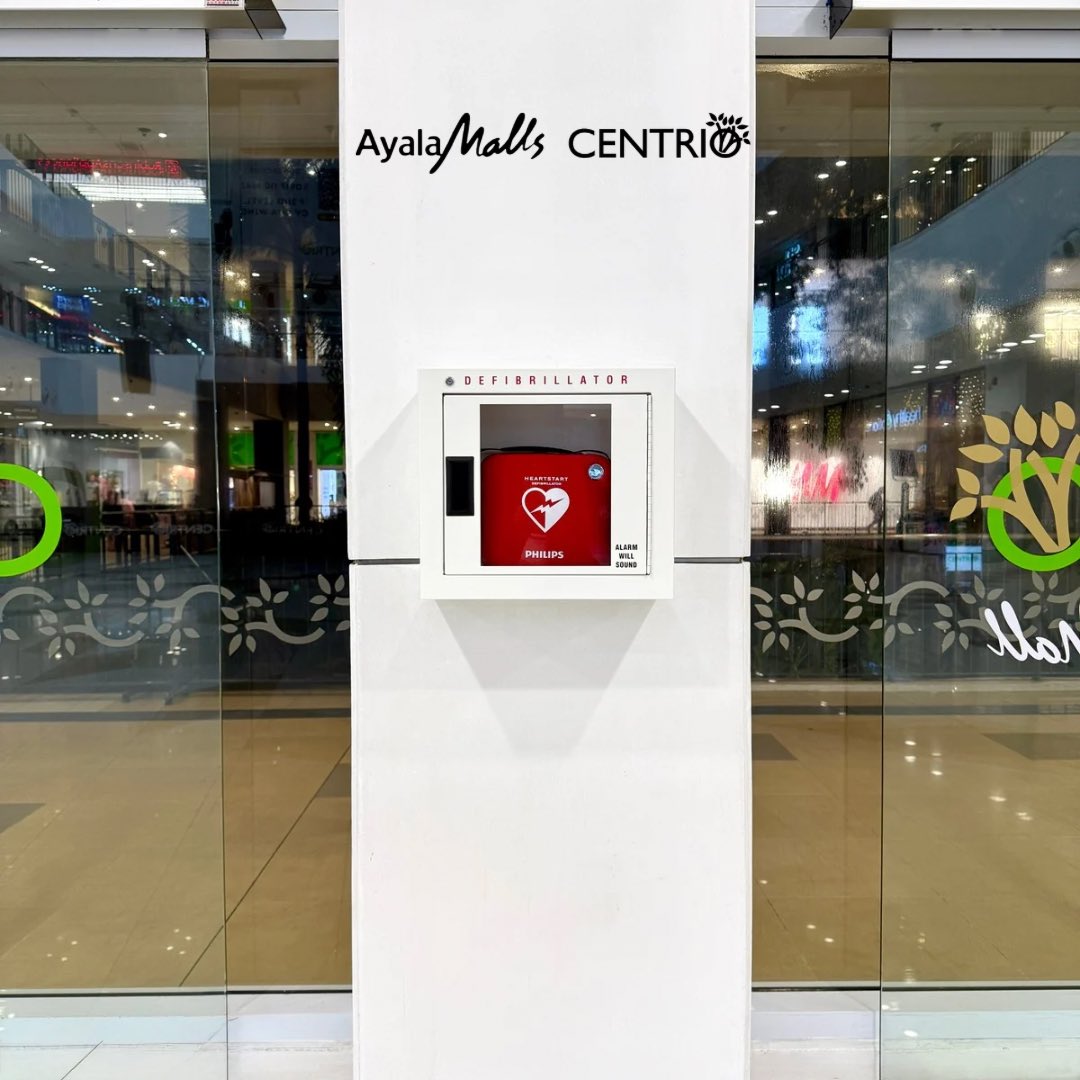 AyalaCentrio's tweet photo. Your safety always comes first 💚

An Automated External Defibrillator (AED) is now in place at the Activity Center to help ensure a quick response during emergencies.

#AyalaMallsCentrio https://t.co/NY2VnHpzuV