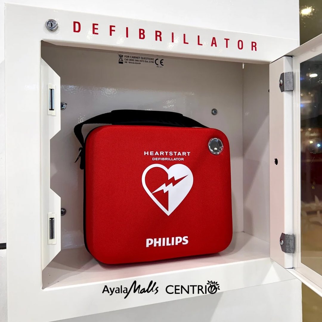 AyalaCentrio's tweet photo. Your safety always comes first 💚

An Automated External Defibrillator (AED) is now in place at the Activity Center to help ensure a quick response during emergencies.

#AyalaMallsCentrio https://t.co/NY2VnHpzuV