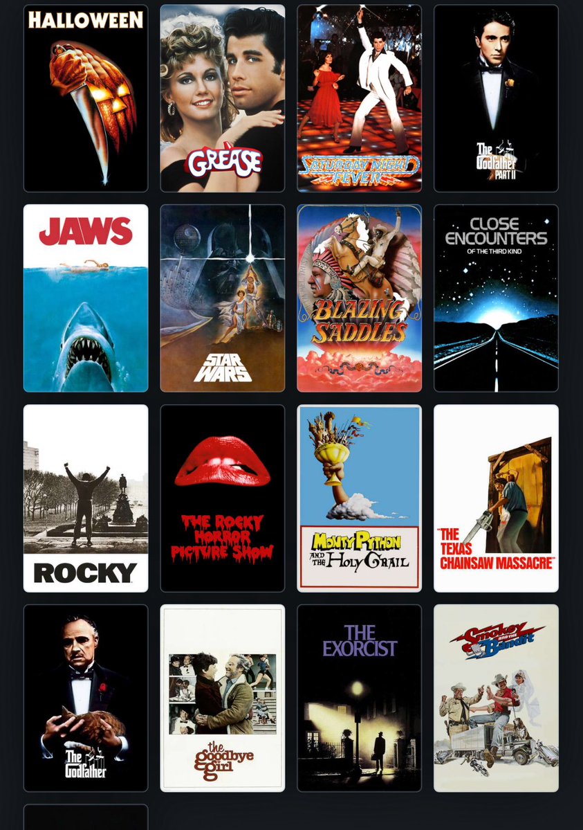 Top 70’s Movies