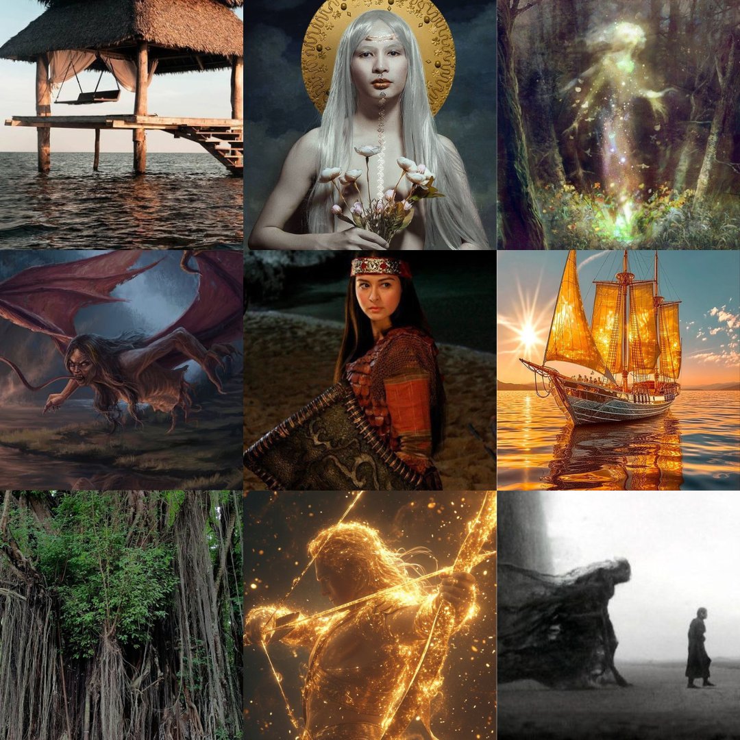 chezzpalen's tweet image. DEMON SLAYER X CIRCE X SHADOW OF THE GODS

A white-haired shaman cursed by ancient spirits, and a demon-hunting demigod losing her mortality, must connect across time to stop a divine monster from devouring the sun.

#questpit #amquerying #OS #A #F #SFF #ownvoices #asianmythology