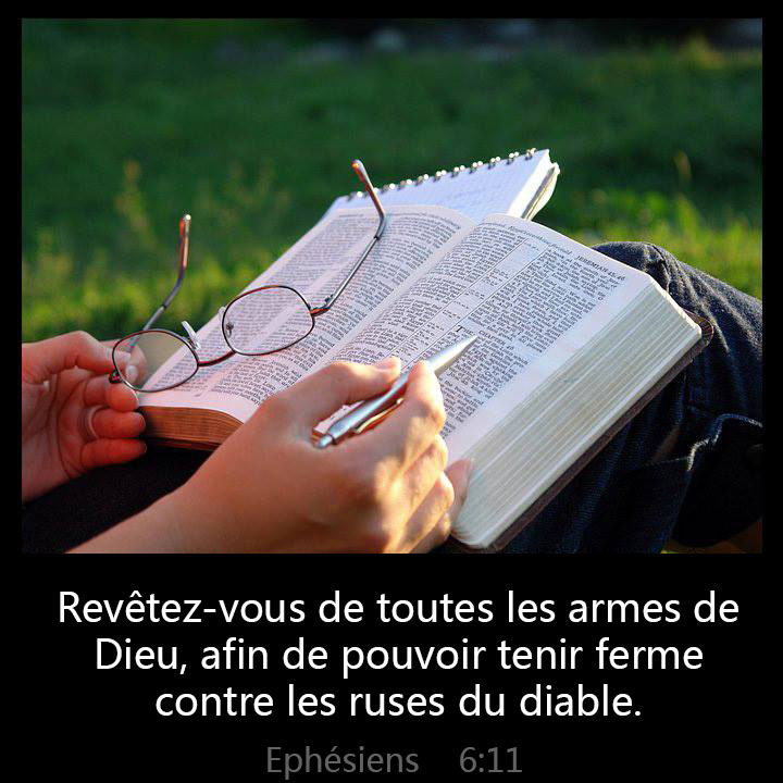 Put on the whole armour of God, that ye may be able to stand against the wiles of the devil.