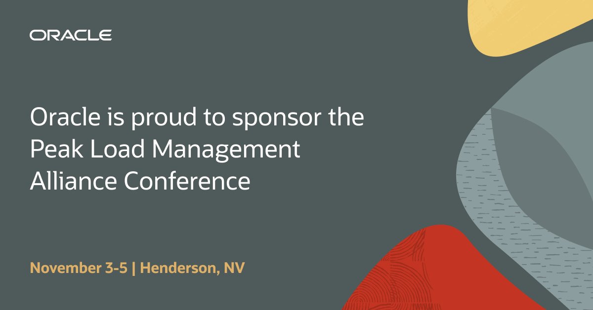 LallArun's tweet photo. Join the session, "Winning Big with Oracle’s Demand Flexibility," on November 4 at 4:30 p.m. Led by Oracle's Pauline Marcou, it will explore how utilities can successfully navigate unpredictable weather, surging EV demand, and peak fluctuations. https://t.co/F913RWue21 https://t.co/MsC3rpn7Pb