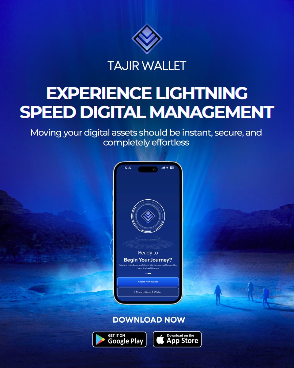 TajirWallet's tweet image. No sign-ups, no limits, no middlemen 💨

This non-custodial wallet guarantees quick and safe transfers. Remember: no one controls your assets; only you are in control.

Download Now: bit.ly/Tajir-Wallet-D…

#TajirWallet #DigitalFreedom #QuickTransfers #MobileApp #Decentralized
