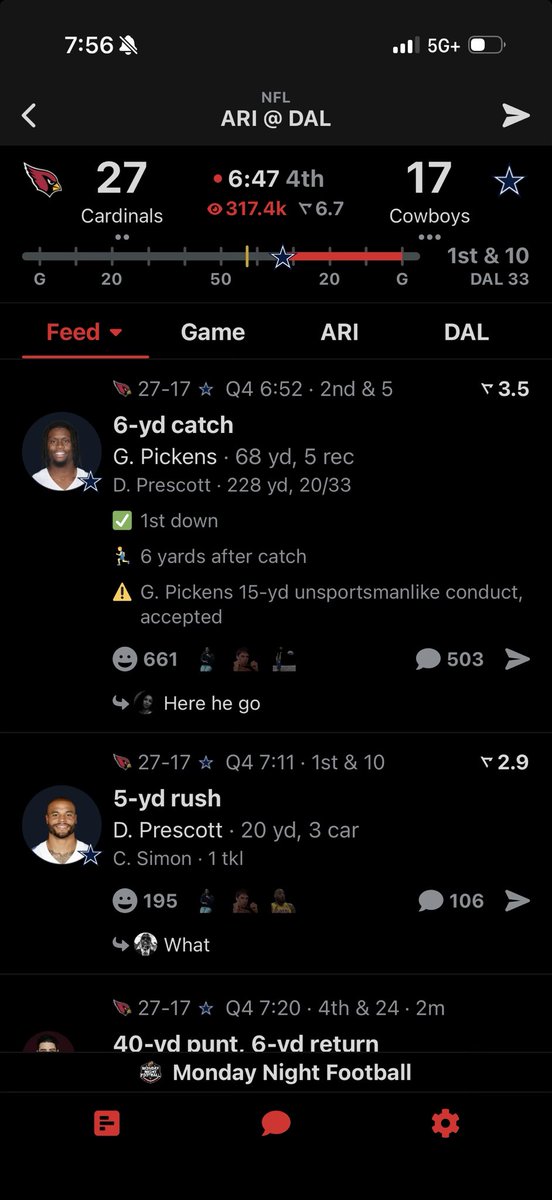BWortonHunt's tweet photo. I pay over $180 / month across streaming platforms.

- @YouTubeTV 
- @DisneyPlus 
- NFL Sunday ticket
- so many more . . 

And this is how I have to watch #MNF 

Subscription model needs a shakeup. https://t.co/wBFXohGyuX
