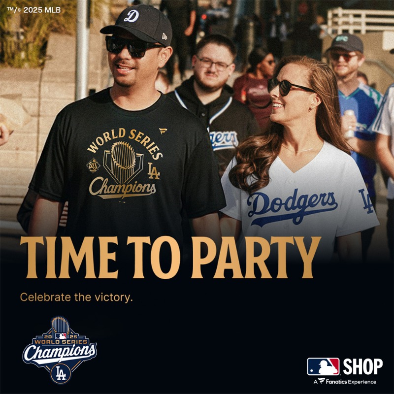 ワールドシリーズ連覇を果たしたロサンゼルス・ドジャースの優勝