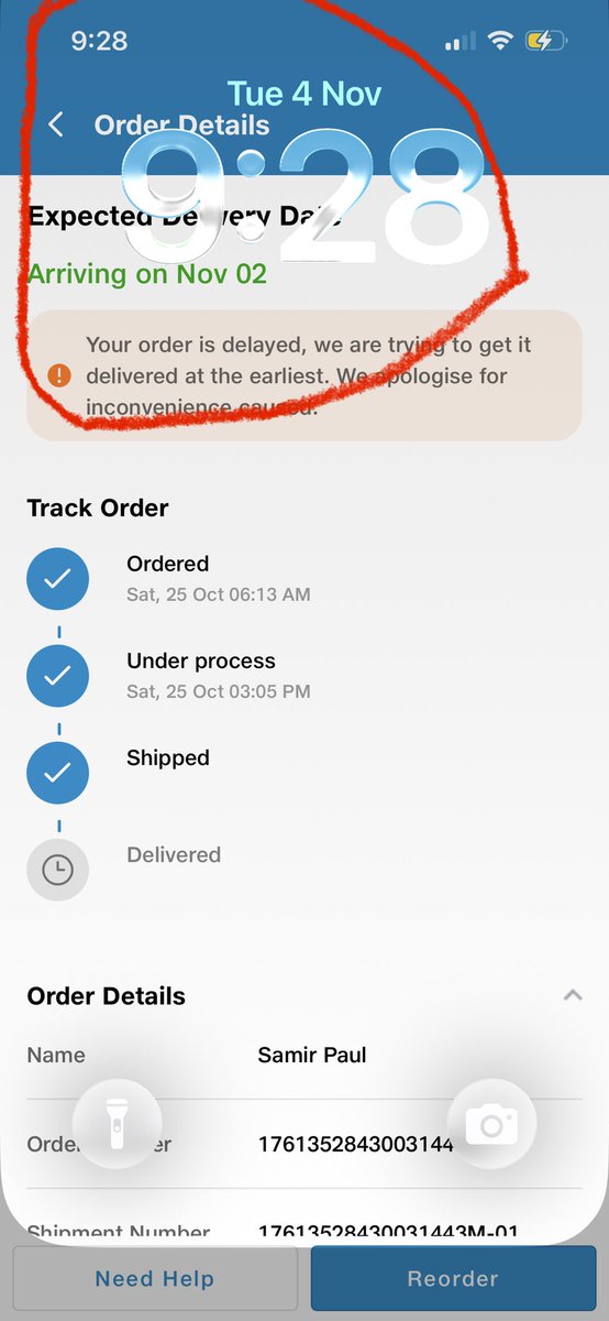 abhishekdeyreal's tweet image. Its 4th nov today morning 9.30 am, still counting my patience and holding on to it
Still the app shows my cycle is expected to deliver by “2nd november 2025”🤣🤣
@JioMart @JioMart_Support 
Are you gonna do anything or not??
