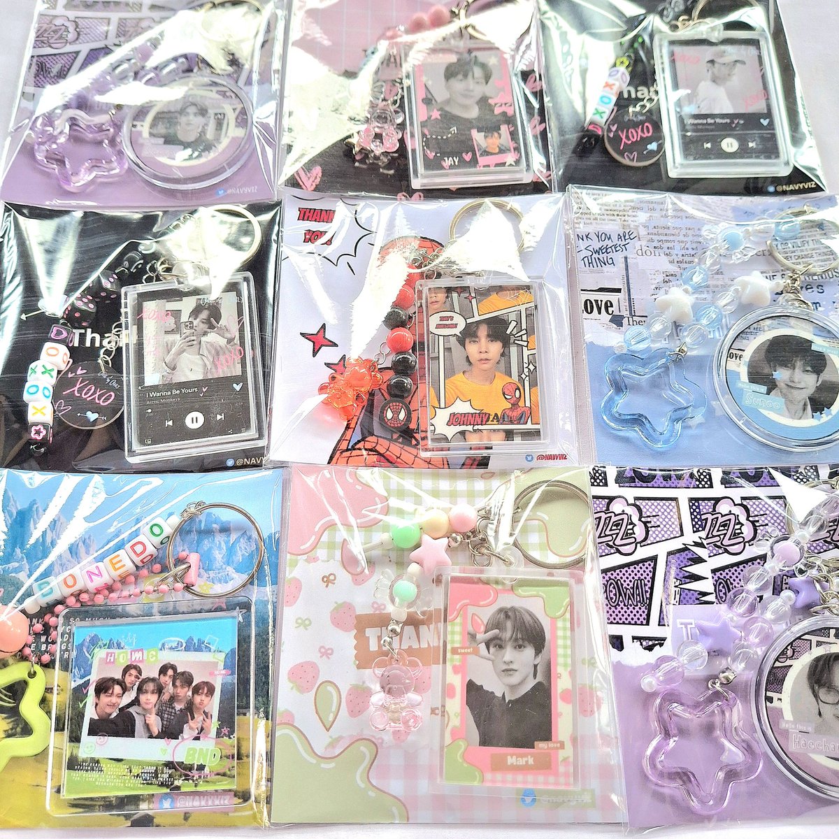 📣 [MONTHLY RESTOCK] keychain all theme: blue luminarstar, purple luminarstar, pink rockstar, xoxo spot!fy, cherished home, amber starlight udah direstok semua yang kemarin pada habis yaa 🫶 let's go!

📎 shopee.co.id/navyviz