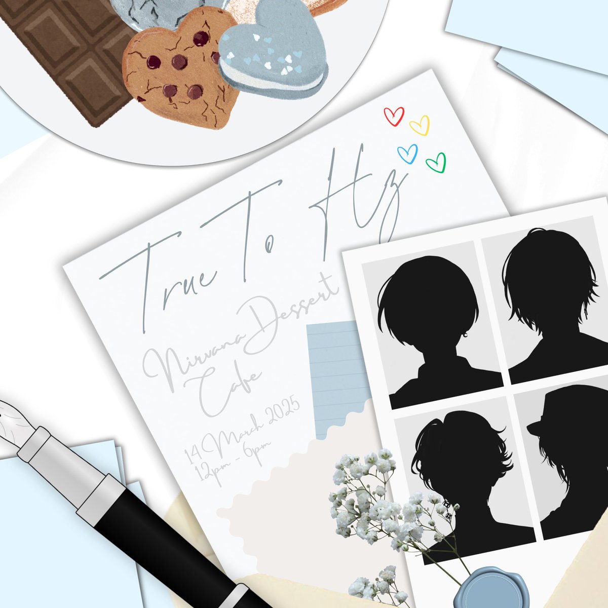 2434oclock's tweet photo. dear #HZBEATS ! 
finally, the cafe's main information is here <3
we will be at @nirvanadessertcafe ( insta ) on the 14th march 2026, from 12pm to 6pm ! there will be more information on what you can do at the cafe closer to the date !
hope to see you there <3
#tthbtb #bythebeat https://t.co/VbpTGNk5KI