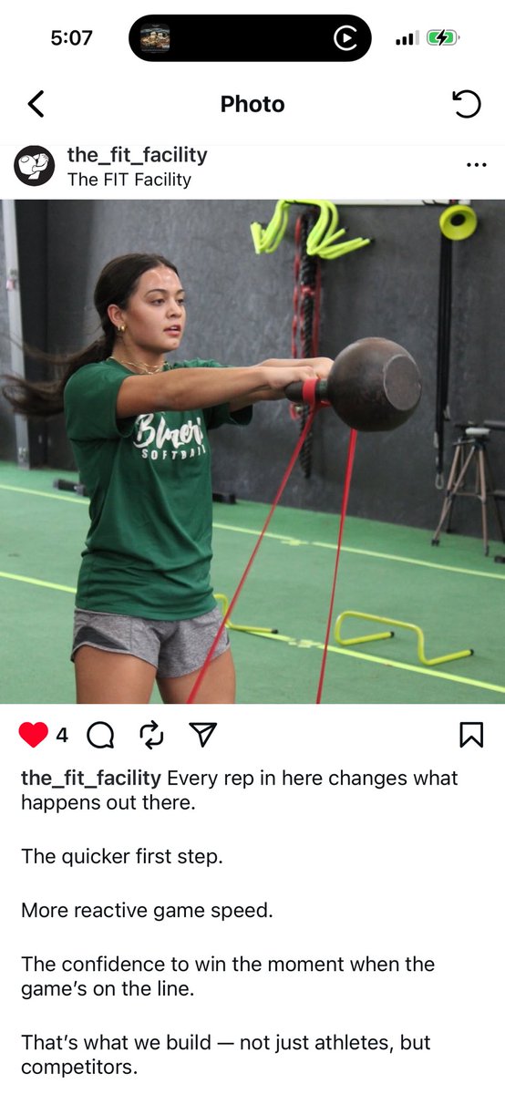 A great reminder that being an outstanding athlete is more than playing the game… it is doing the necessary work outside to increase your game. #beatyourcompetition #grit #workethicmatters