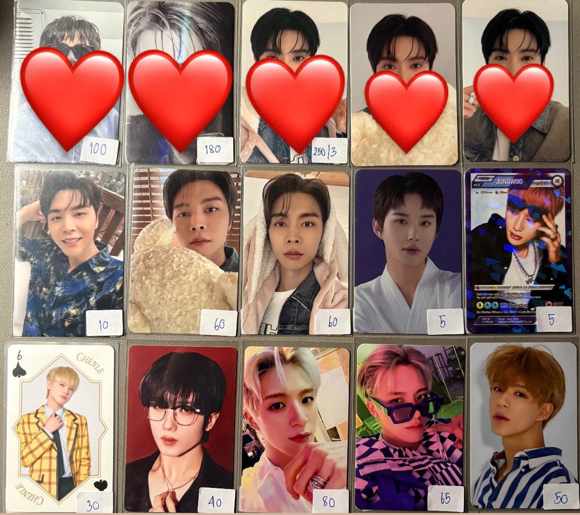 ปล่อยการ์ดnct / เจโน่   เฉินเล่อ จีซอง แจฮยอน จอนนี่ จองอู (อัพเดทการ์ดที่เหลือ)

ราคาตามภาพเลยนะคะ 

ค่าส่งเหมาๆ40

สนใจdm/เมนชั่น  

#ตลาดนัดnct #การ์ดจอนนี่ #การ์ดเจโน่ #การ์ดจีซอง #การ์ดแจฮยอน #การ์ดเฉินเล่อ #การ์ดจองอู #ตลาดนัดnct127 #ตลาดนัดnctdraem
