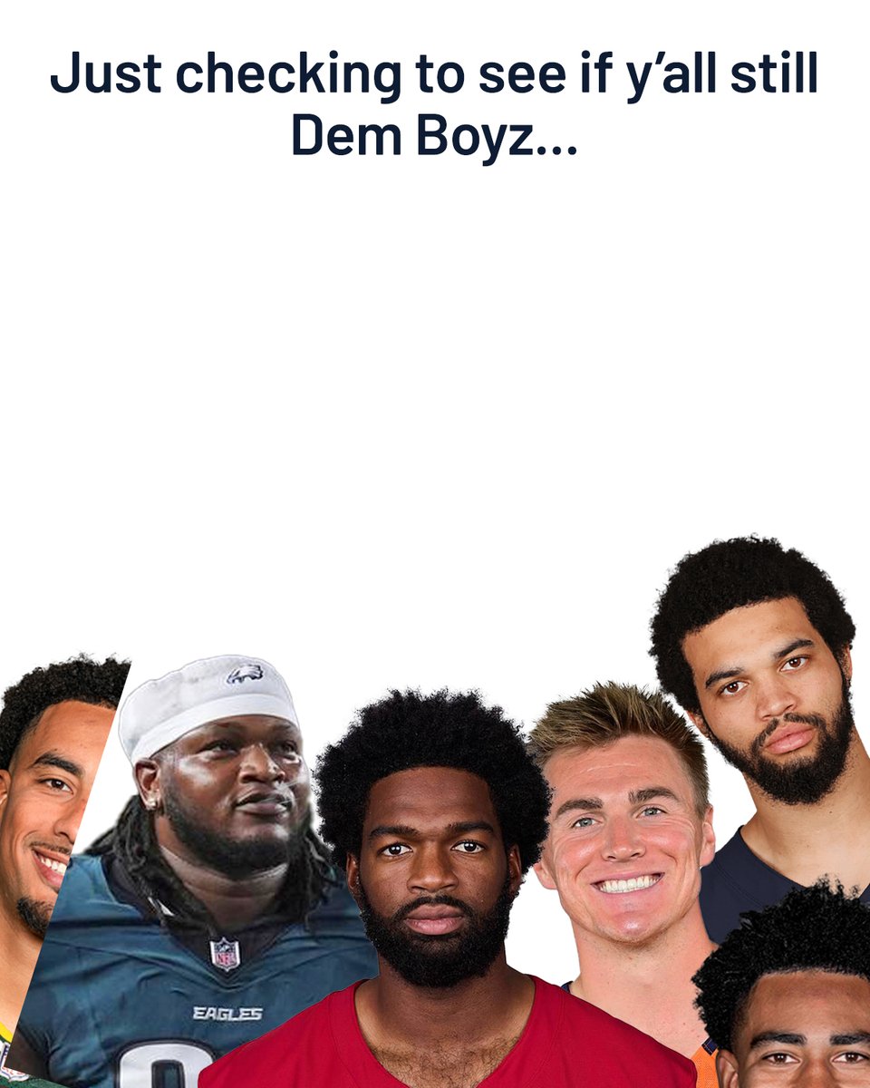 Just checking to see if y'all still Dem Boyz..