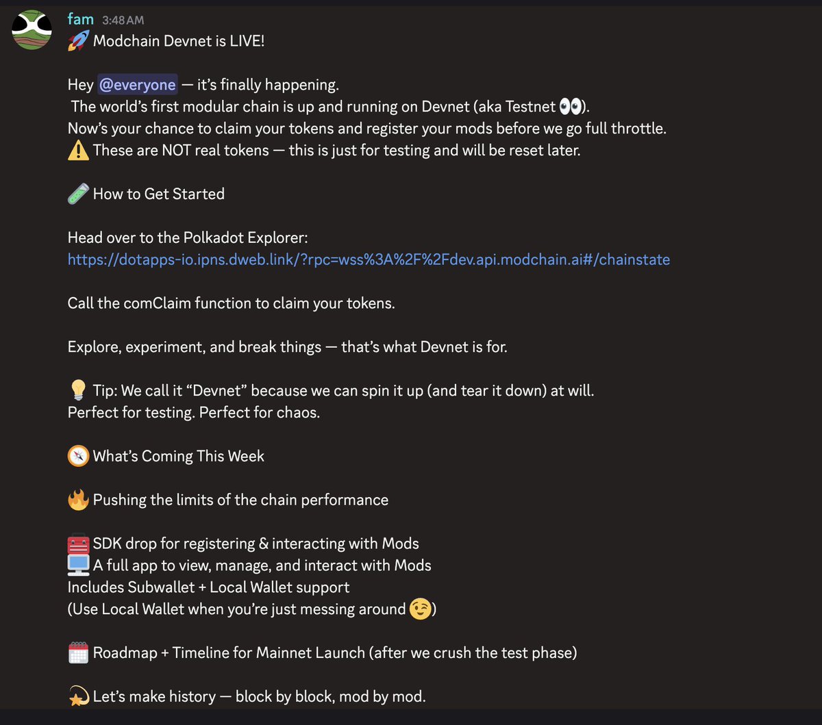 ModChainHub tweet media