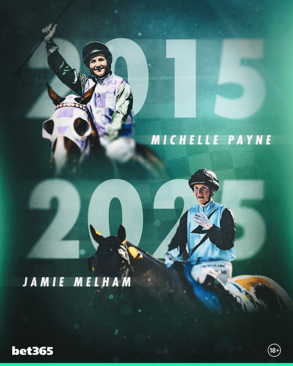 bet365_aus's tweet photo. In 2015, Michelle Payne created Melbourne Cup history.

10 years later, Jamie Melham follows in her footsteps.

What a moment. https://t.co/lDC1V3Djau