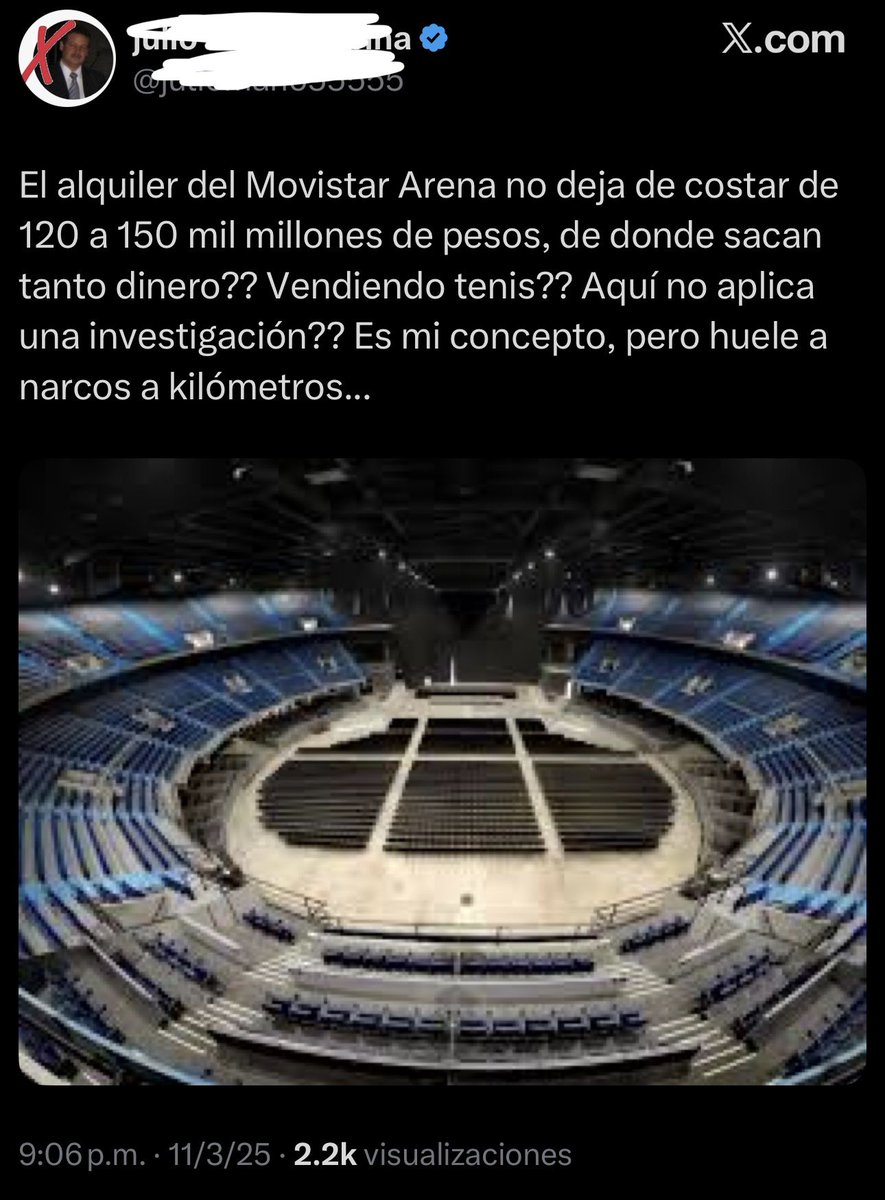 Le huele a narcos que alguien alquile el Movistar, pero no le huele a Narcos un presidente drogadicto que se alía con ellos y es financiado por ellos.