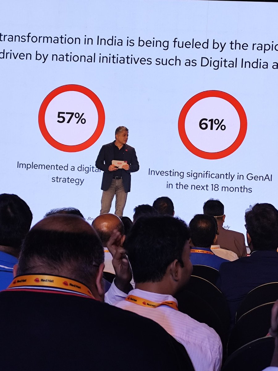 sanjaykmrsingh's tweet image. Redhat Summit Connect 2025 Mumbai
