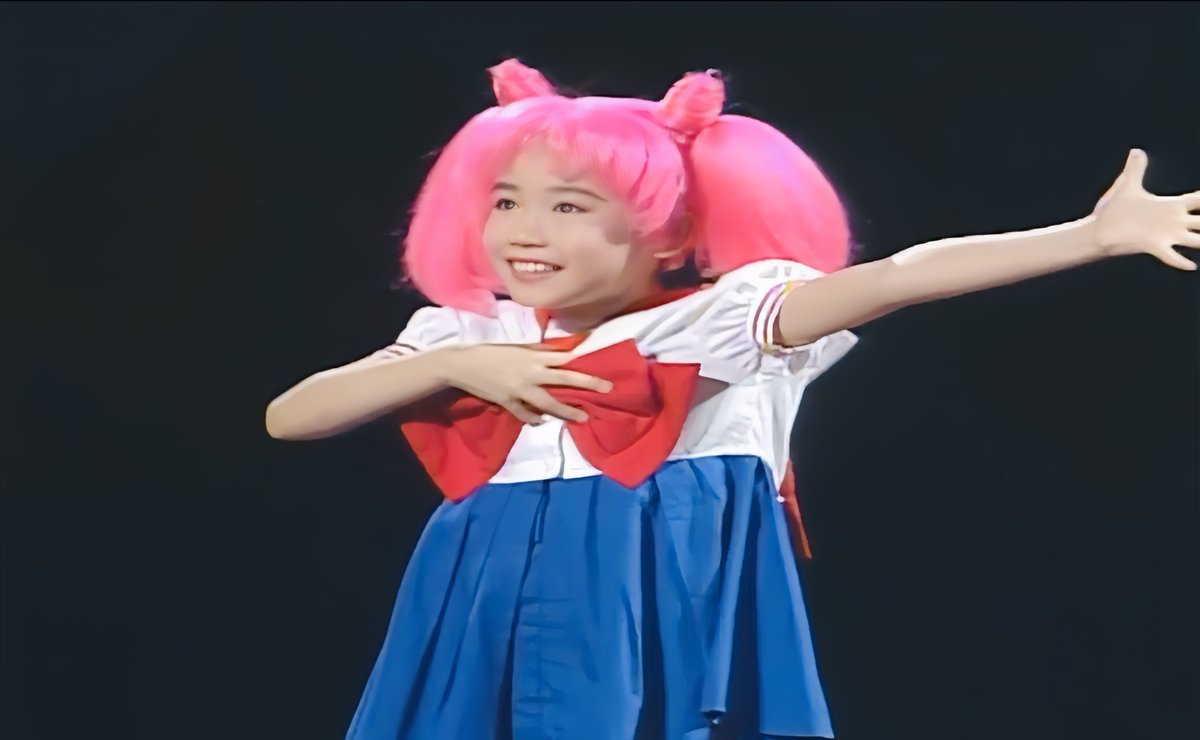 Ruby39Cancer's tweet image. 🩷初代ちびうさ／宮川愛

#ミュージカルセーラームーン 
#セラミュ
#セーラームーン