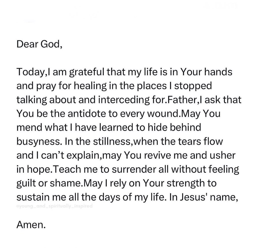 Today’s prayer 🙏🏾