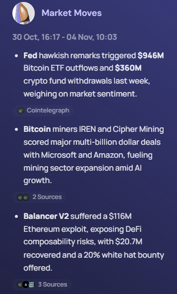 Chronoz_zentry's tweet photo. I love this Market Moves on zTerminal, it’s so clean and effortless.
No need to scroll through endless news feeds anymore.
#Zentry https://t.co/v66lAq4ppq