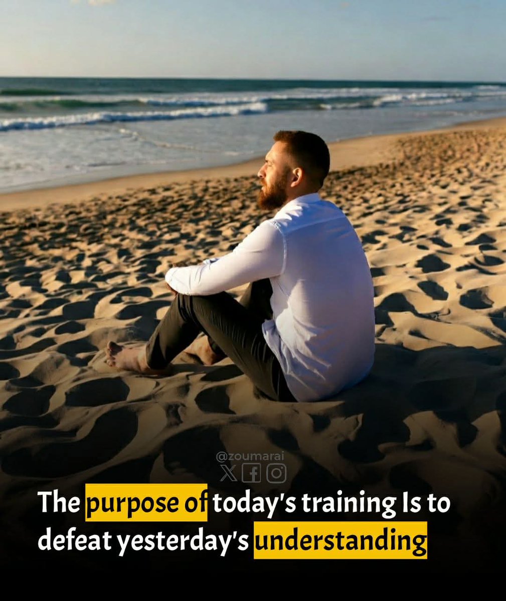 Zoumarai's tweet photo. Learn. Unlearn. Relearn

The real competition isn’t with others
it’s with who you were yesterday.

.

#defeatyesterday  #personalgrowth  #InnerStrength  #SelfDisciplineWins  #EvolvingMindset #zoumarai https://t.co/vrRFEq0ts0