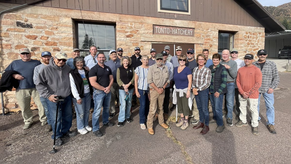 Thank you <a href="/azgfd/">Arizona Game & Fish</a> for your great strides at #LD7’s Tonto Fish Hatchery (near Payson AZ) and ALL you do for us anglers in Arizona!