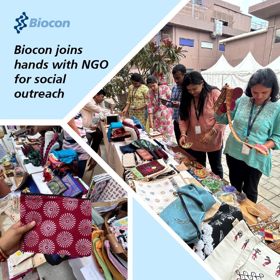 #WeCare: #Bioconites came together to support a meaningful cause as #Chiranthana, an NGO dedicated to empowering children with special needs, set up a stall in our campus, featuring a variety of products crafted by the children themselves. From colourful artwork to creative bags,