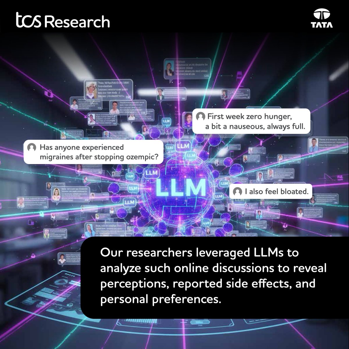 TCSResearch's tweet image. As new weight loss drugs emerge, many people are sharing their experiences with new weight loss drugs online. But how can we make sense of this massive amount of data?
At Social Media Mining for Health Applications workshop #SMM4H 2025, our researchers presented a paper…