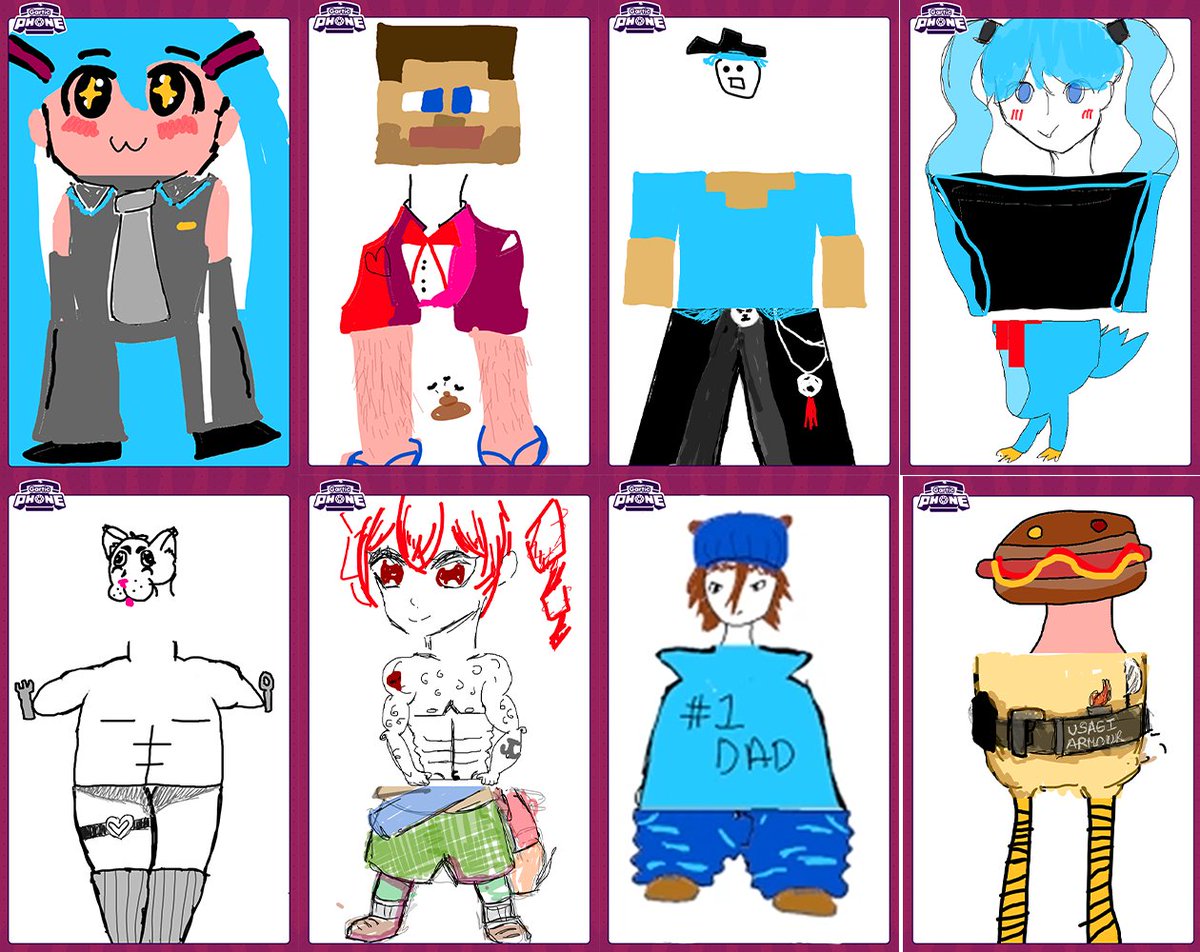 ItsTripull's tweet image. We had a blast playing Gartic Phone tonight! Rate our drawings!
Was fun having everyone here playing!
Definitely Check out everyone here if you haven&apos;t!
@EnzioArgento @sleepihani @Yunezaru @River__Blues @1Poseidon3 @AergiaVT @lunaurrrrrr @Chiffon_KorgiV1 @kellynmcfinch @4zRiot