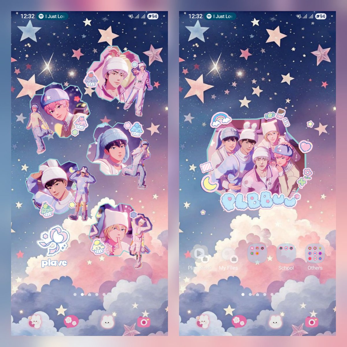 I FINALLY FINISHED PLBBUU-FYING MY PHONE!!!! new wallpaper? nah this is a whole transformation ✨️🎀🌸💖

this is normal behavior right... IT LOOKS CUTEEEE TOO