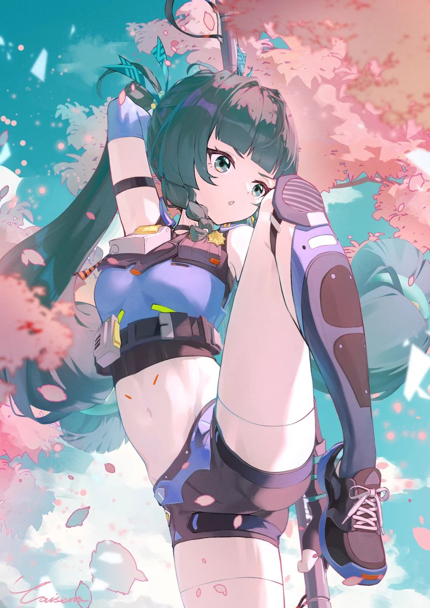 練習の後水分補給は忘れないようにな

作者様：CAISENA
xhslink.com/o/As3zvIqFkoV 

#ゼンゼロ #ZenlessZoneZero #zzzero 
#青衣 #Qingyi